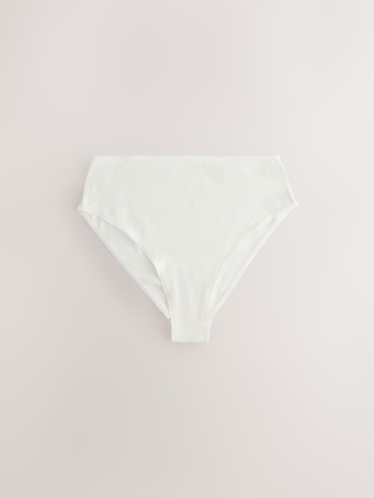 Berry Pink High Rise High Leg Rich Knickers 5 Pack - Image 2 of 8