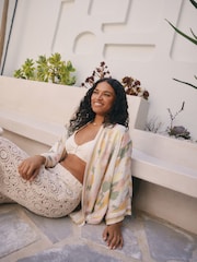 Pastel Short Kimono Cover-Up - Image 2 of 7