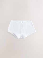 self. White Short Pointelle Knickers - Image 5 of 7