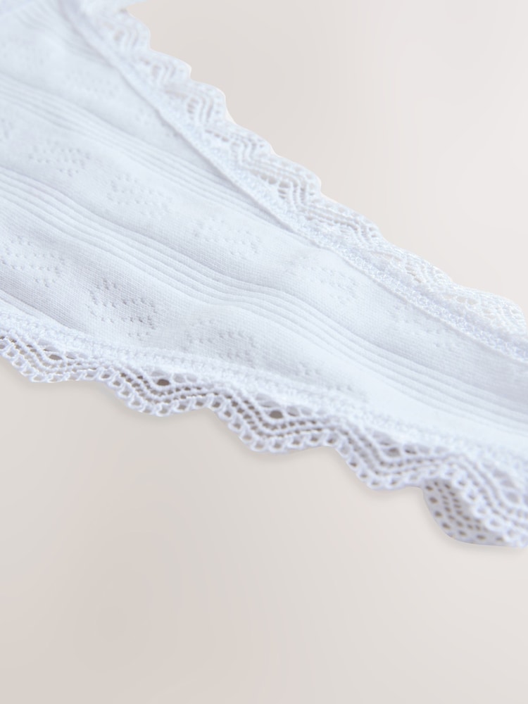 Blanco - Pointelle Knickers - Imagen 7 de 7
