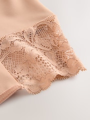 White/Praline Nude Tummy Control Light Shaping High Waist Thongs 2 Pack - Image 15 of 15