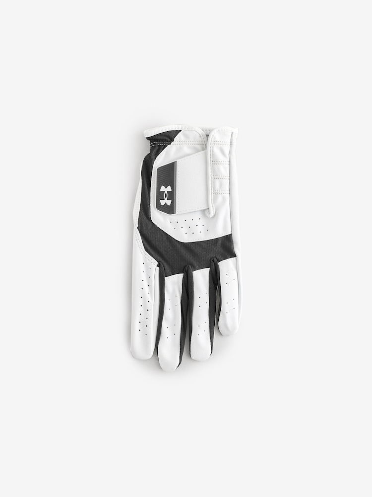 Under Armour White/Black Golf Isochill Golf Clove Gloves - Image 1 of 3