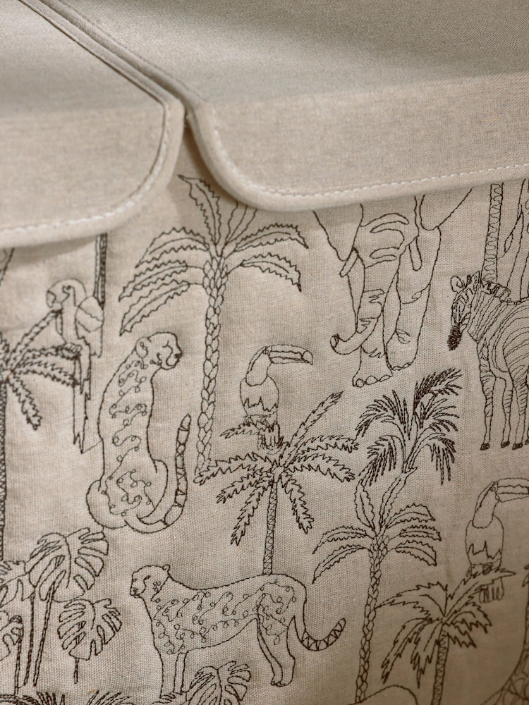 Safari Embroidered Sorter Laundry Basket - Imagen 5 de 5 Safari Embroidered Sorter Laundry Basket - Imagen 5 de 5