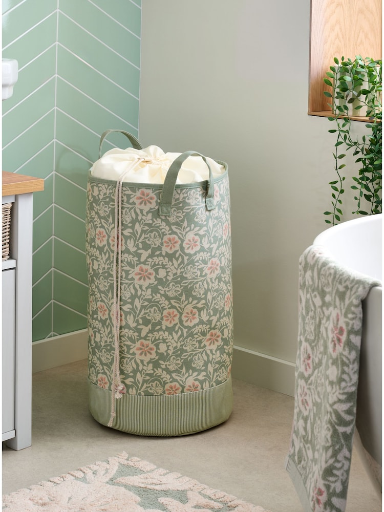 Floral Print Laundry Bag Basket - Slika 1 iz 4