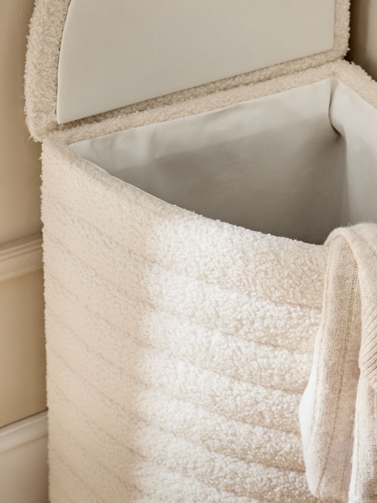 Natural Corner Hamper Laundry - Image 2 of 3 Natural Corner Hamper Laundry - Image 2 of 3