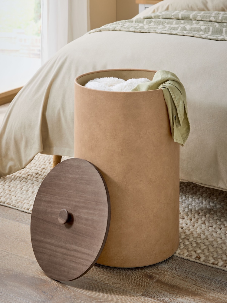 Brown Hamper Laundry Hamper - Image 2 of 4