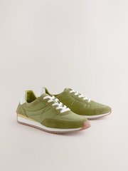 Green Forever Comfort® Leather Quilted Chunky Joggers - Image 1 of 5