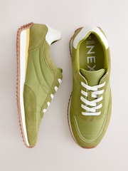 Green Forever Comfort® Leather Quilted Chunky Joggers - Image 2 of 5