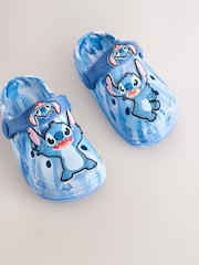 Blue/White Marble Lilo and Stitch Clogs - Image 3 of 5
