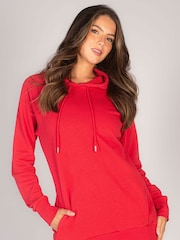 Pineapple Red Womens Longline Hoodie - Image 3 of 7
