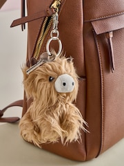 Brown Hamish Cute Plush Keyring Bag Charm - Image 2 of 4