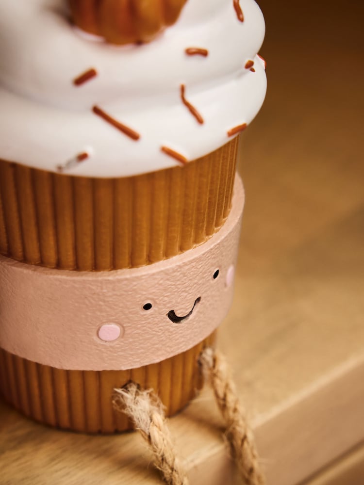 Natural Cute Pumpkin Spiced Latte Dangly Legs Ornament - Image 4 of 4