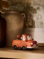 Orange Autumn Pumpkin Truck Ornament - Image 1 of 4