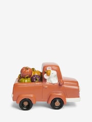 Orange Autumn Pumpkin Truck Ornament - Image 3 of 4
