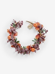 Plum Purple Light Up Autumnal Pumpkin Garland - Image 3 of 3