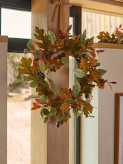 Orange Autumnal Acorn Wreath - Image 2 of 3