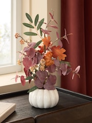 Plum Purple Light Up Autumnal Pumpkin Tree - Image 2 of 4
