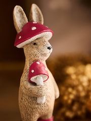Beige/Red Autumn Rosie Rabbit Ornament - Image 2 of 5