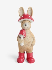 Beige/Red Autumn Rosie Rabbit Ornament - Image 3 of 5