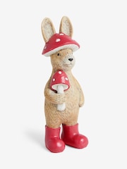 Beige/Red Autumn Rosie Rabbit Ornament - Image 4 of 5