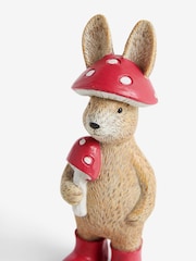 Beige/Red Autumn Rosie Rabbit Ornament - Image 5 of 5