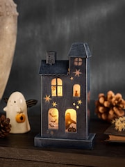 Black Light Up Spooky Halloween House Decoration - Image 1 of 1