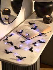 Black 190cm Halloween Bat Line Lights - Image 1 of 5