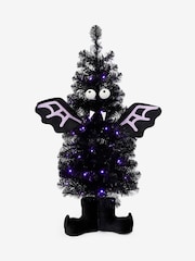 Black 3ft Light Up Halloween Bat Tree - Image 4 of 4