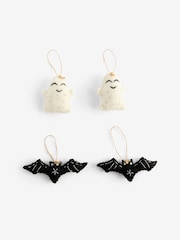 4 Pack Halloween Felt Baubles - Bild 2 von 3