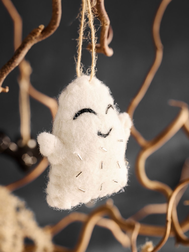 4 Pack Halloween Felt Baubles - Bild 3 von 3