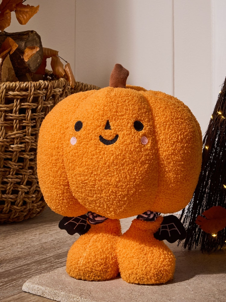 Orange Halloween Extendable Leg Pumpkin - Image 2 of 3