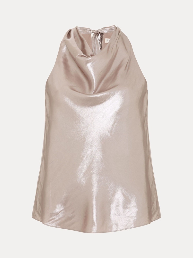 Phase Eight Silver Adrina Metallic Top - Image 7 of 7