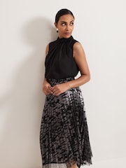 Phase Eight Black Petite Zoe Skirt - Image 5 of 7