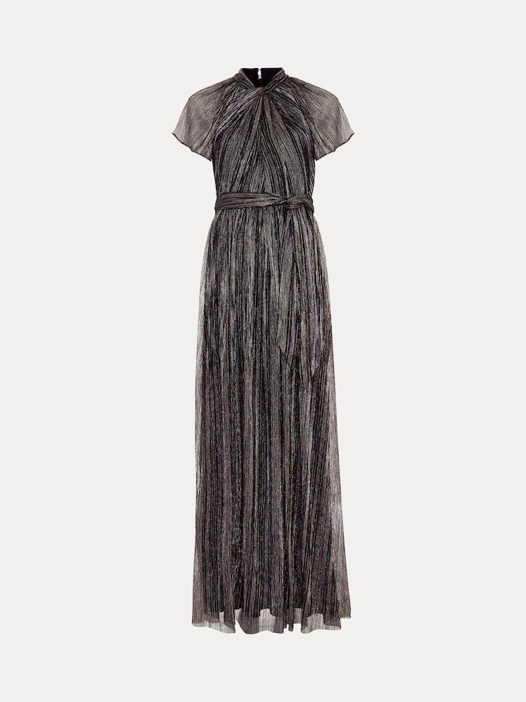 Phase Eight Black Petite Riah Shimmer Maxi Dress - Image 6 of 6 Phase Eight Black Petite Riah Shimmer Maxi Dress - Image 6 of 6