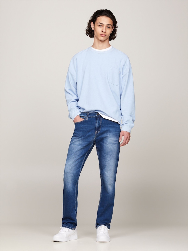 Tommy Hilfiger Blue Slim Ryan Straight Jeans - Image 1 of 10