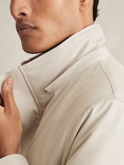 Reiss Stone Lucan Hooded Zip-Through Padded Jacket - Image 7 of 8