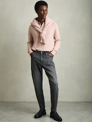 قميص بولو بكُم طويل من مزيج صوف، تشكيلة Jacob من Reiss - صورة 3 من 7