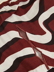 Reiss White Wave-Print Drawstring Shorts - Image 7 of 7