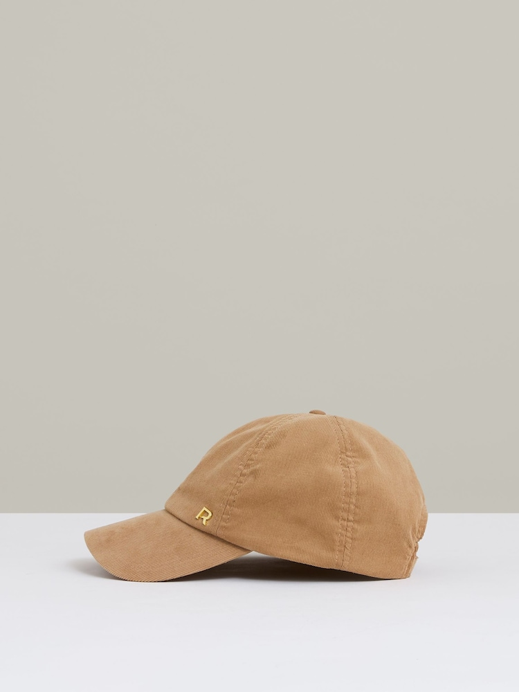 Reiss Brown Agatha Corduroy Baseball Cap - Image 1 of 4