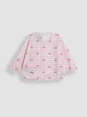 JoJo Maman Bébé Pink Sleeved Bib - Image 3 of 5