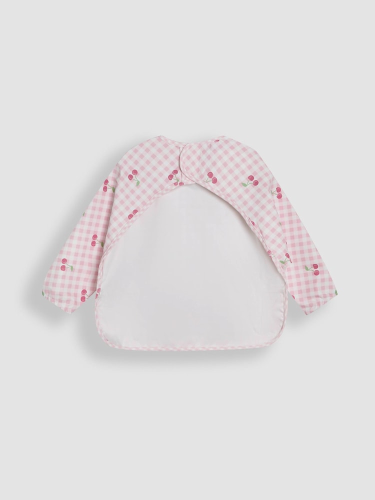 JoJo Maman Bébé Pink Sleeved Bib - Image 3 of 3