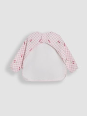 JoJo Maman Bébé Pink Sleeved Bib - Image 4 of 5