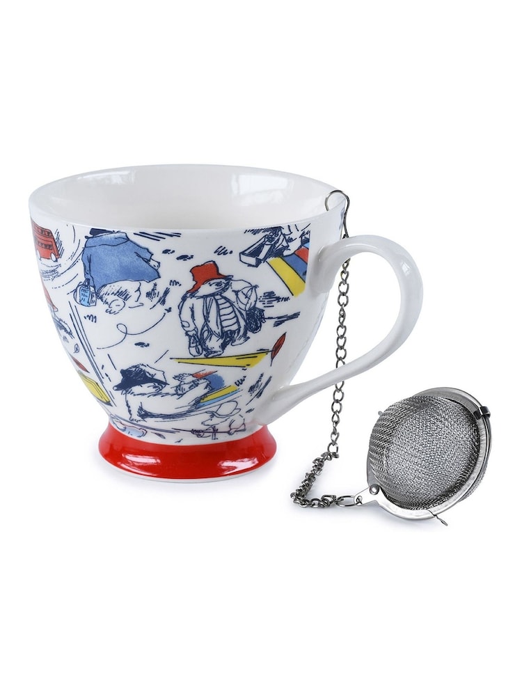 Pyramid International Multi Paddington Bear Footed Mug and Strainer - Image 2 of 4