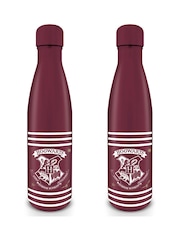 Pyramid International Harry Potter Classic Crest Burgundy Stripes Metal Drinks Bottle - Image 2 of 2