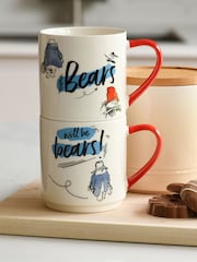 Pyramid International Multi Paddington Bear Stacking Mugs X 2 - Image 1 of 3