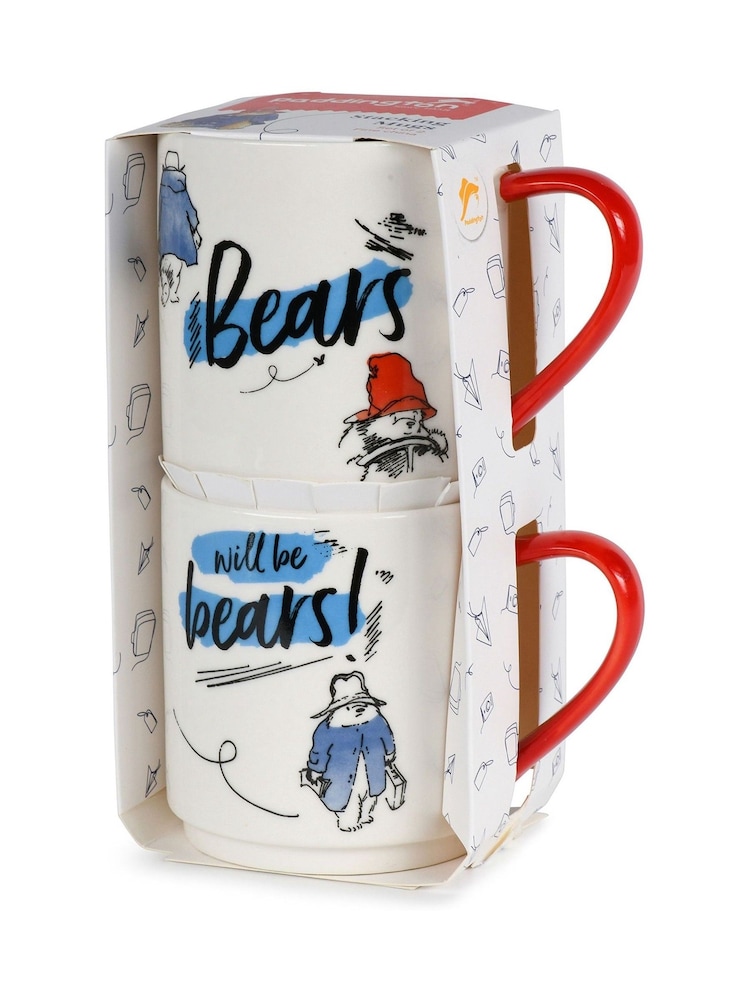 Pyramid International Multi Paddington Bear Stacking Mugs X 2 - Image 2 of 3