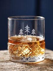 Personalised Christmas Themed Crystal Cut Glass by Loveabode - Image 3 of 4