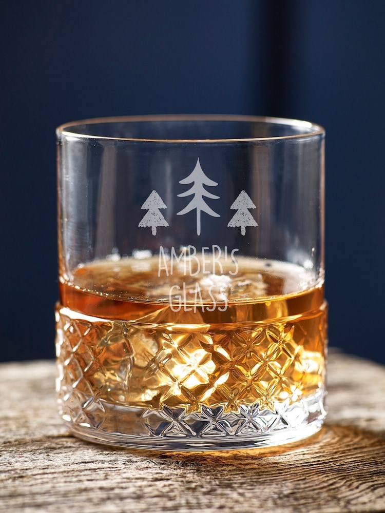 Personalised Christmas Themed Crystal Cut Glass by Loveabode - Image 4 of 4