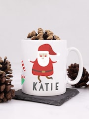 Personalised Santa With Friends Christmas Mug by Loveabode - Image 2 of 4