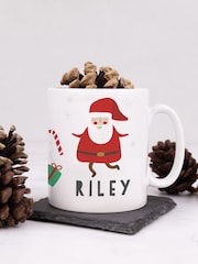 Personalised Santa With Friends Christmas Mug by Loveabode - Image 4 of 4
